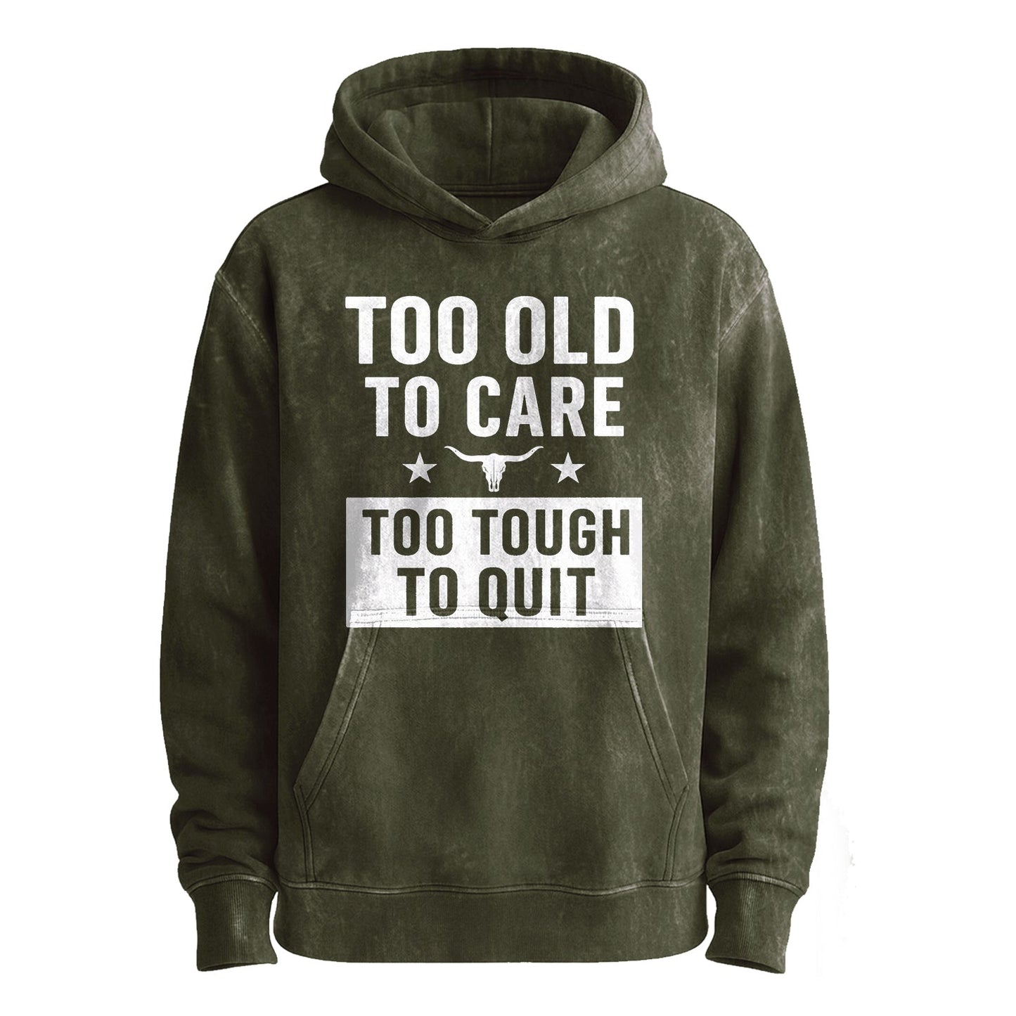 Too Old to Care Pullover Hoodie
