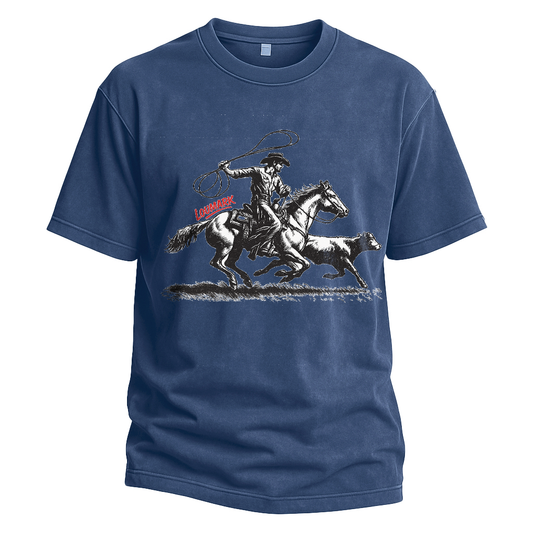 Cowboy Roper Action Tee