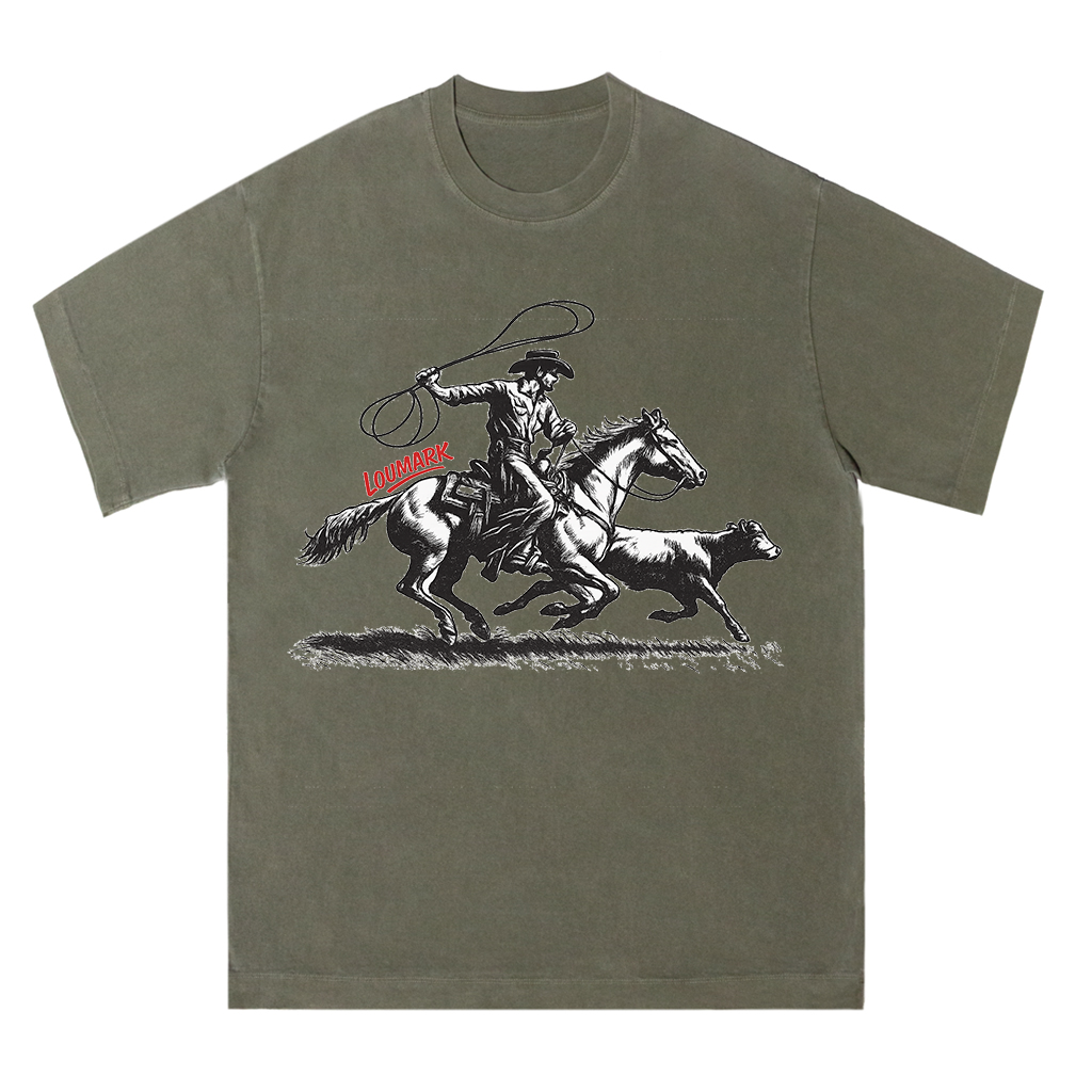 Cowboy Roper Action Tee