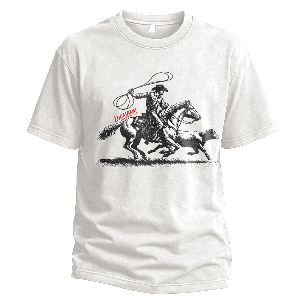Cowboy Roper Action Tee