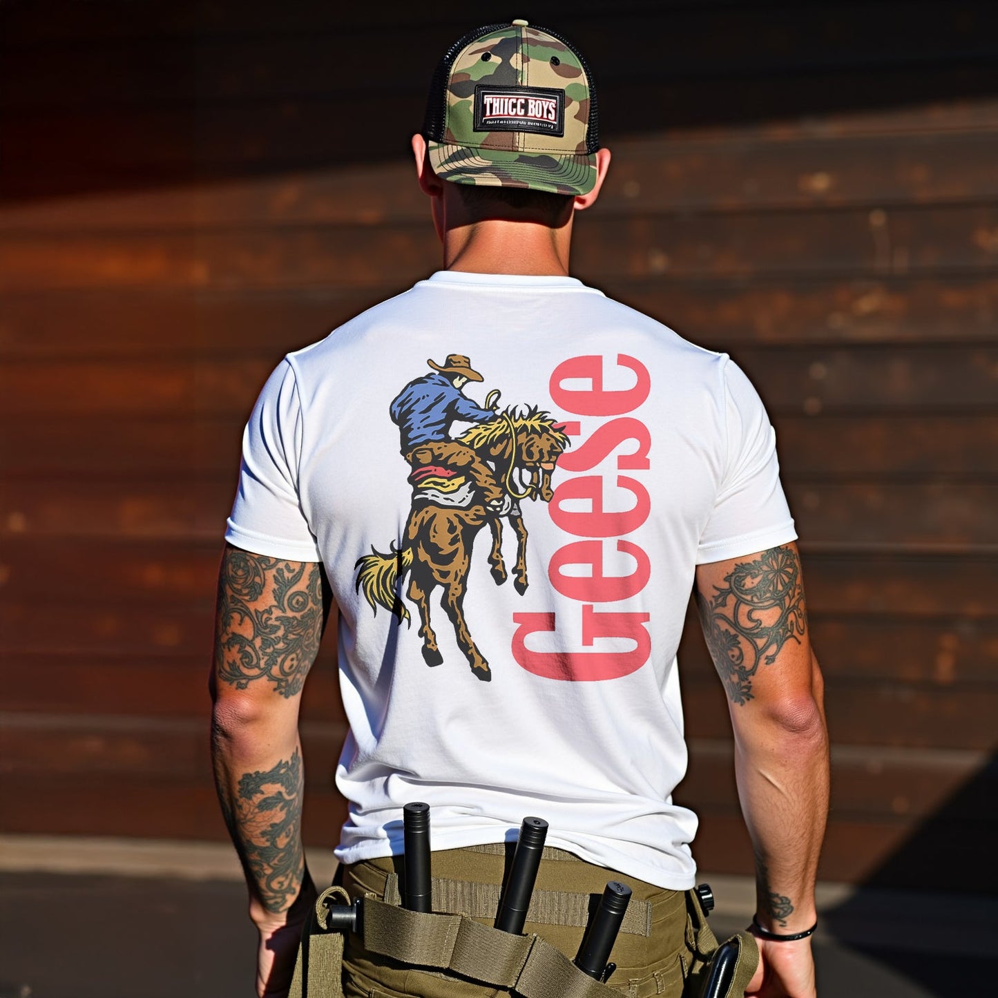 Grease Rodeo Rider Tee