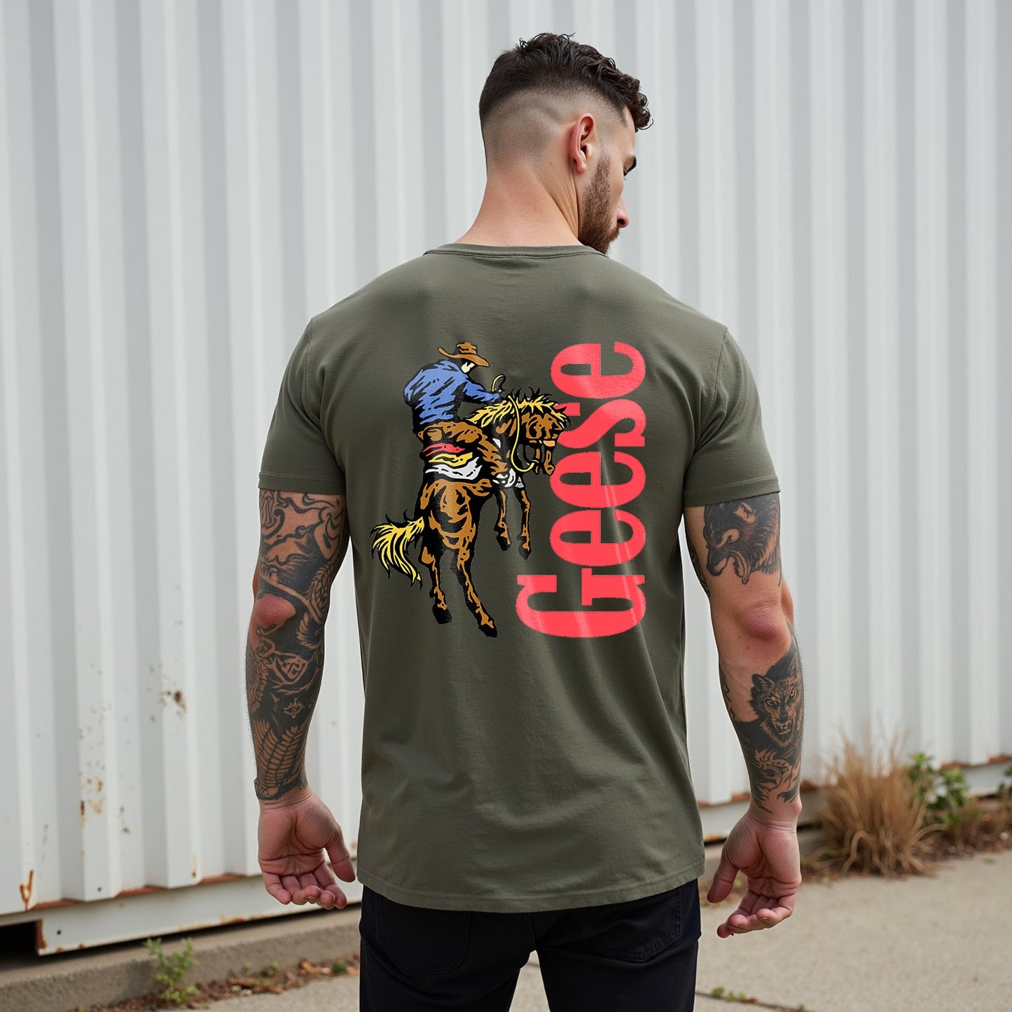Grease Rodeo Rider Tee