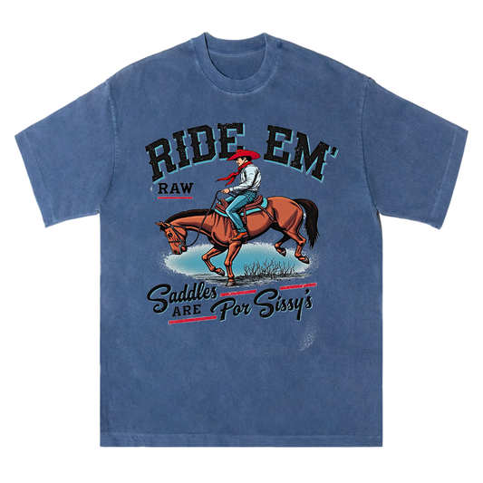 Ride ‘Em Raw Cowboy Tee