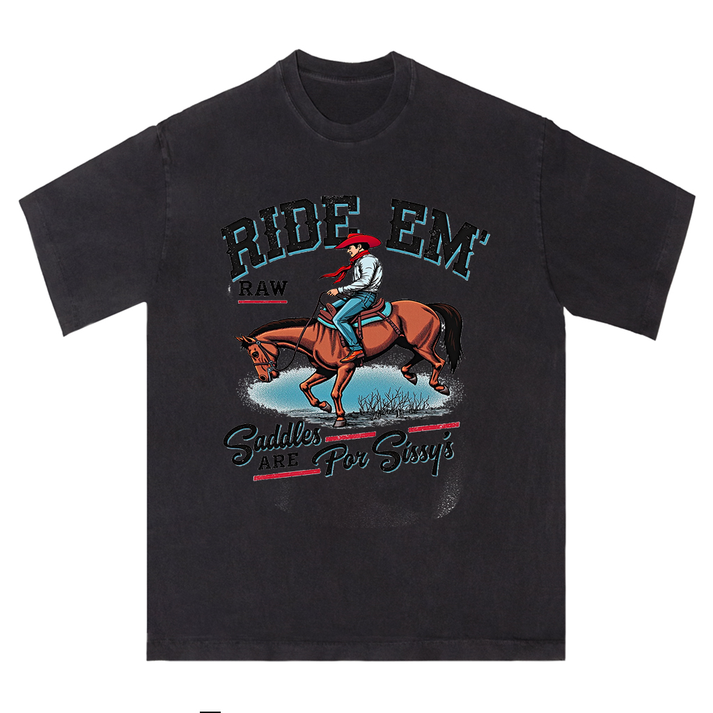Ride ‘Em Raw Cowboy Tee