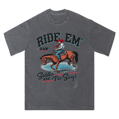 Ride ‘Em Raw Cowboy Tee