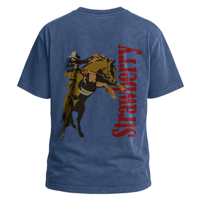 Strawberry Bucking Bronco Tee
