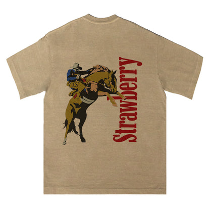 Strawberry Bucking Bronco Tee