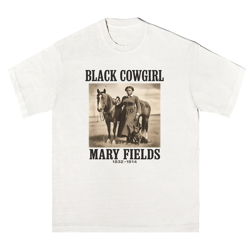 Black Cowgirl Mary Fields Tee