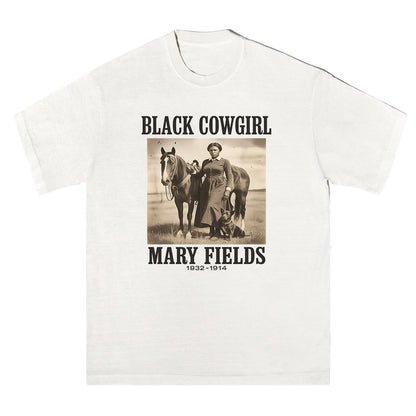 Black Cowgirl Mary Fields Tee