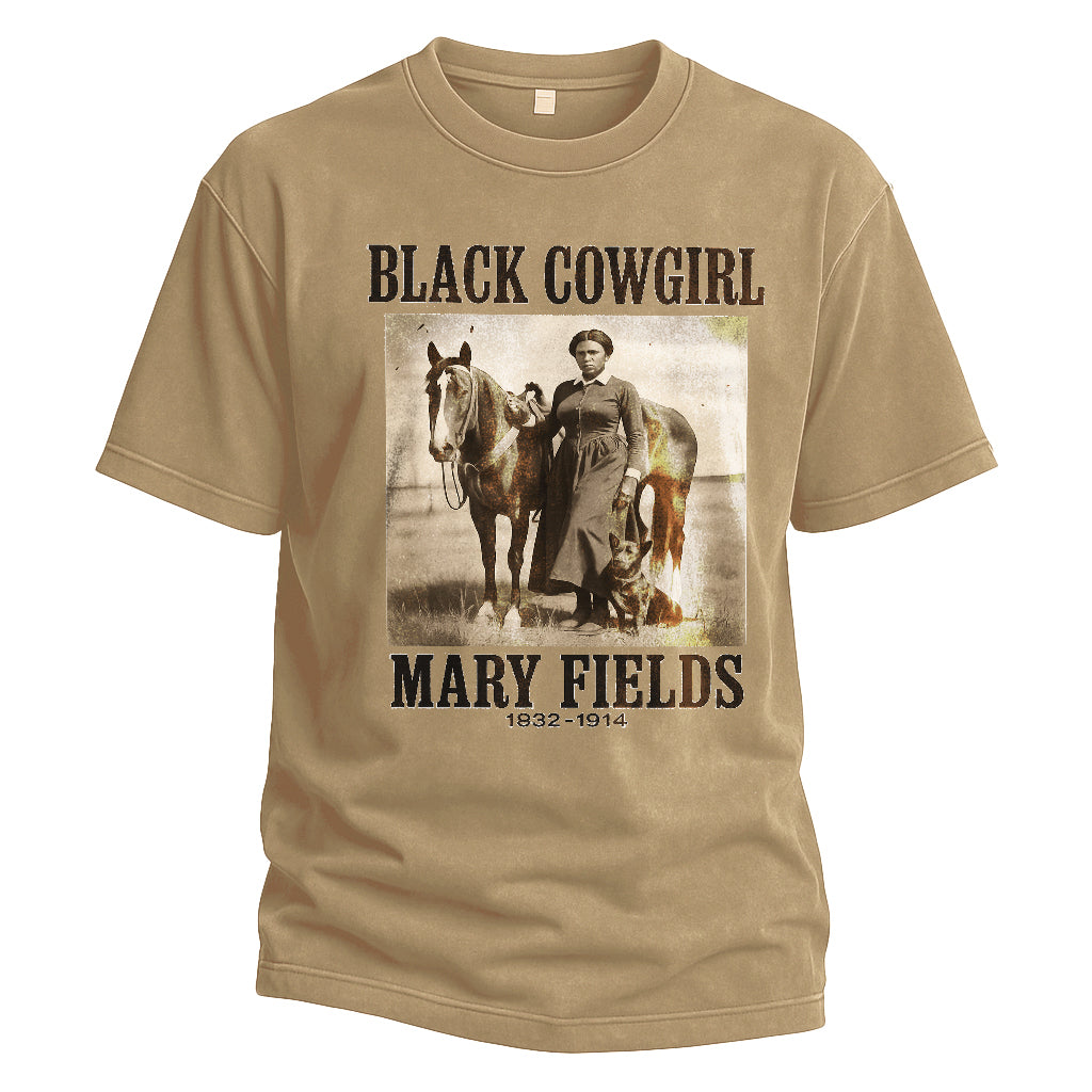 Black Cowgirl Mary Fields Tee