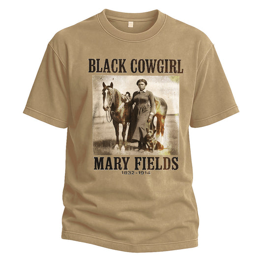 Black Cowgirl Mary Fields Tee