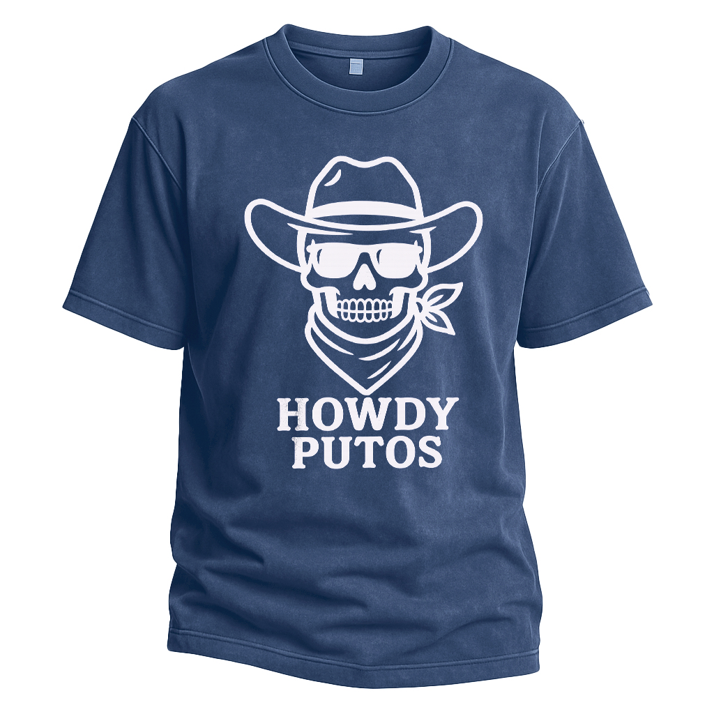 Howdy Putos Bold Linework Tee