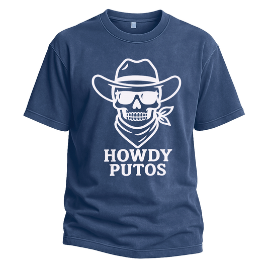 Howdy Putos Bold Linework Tee