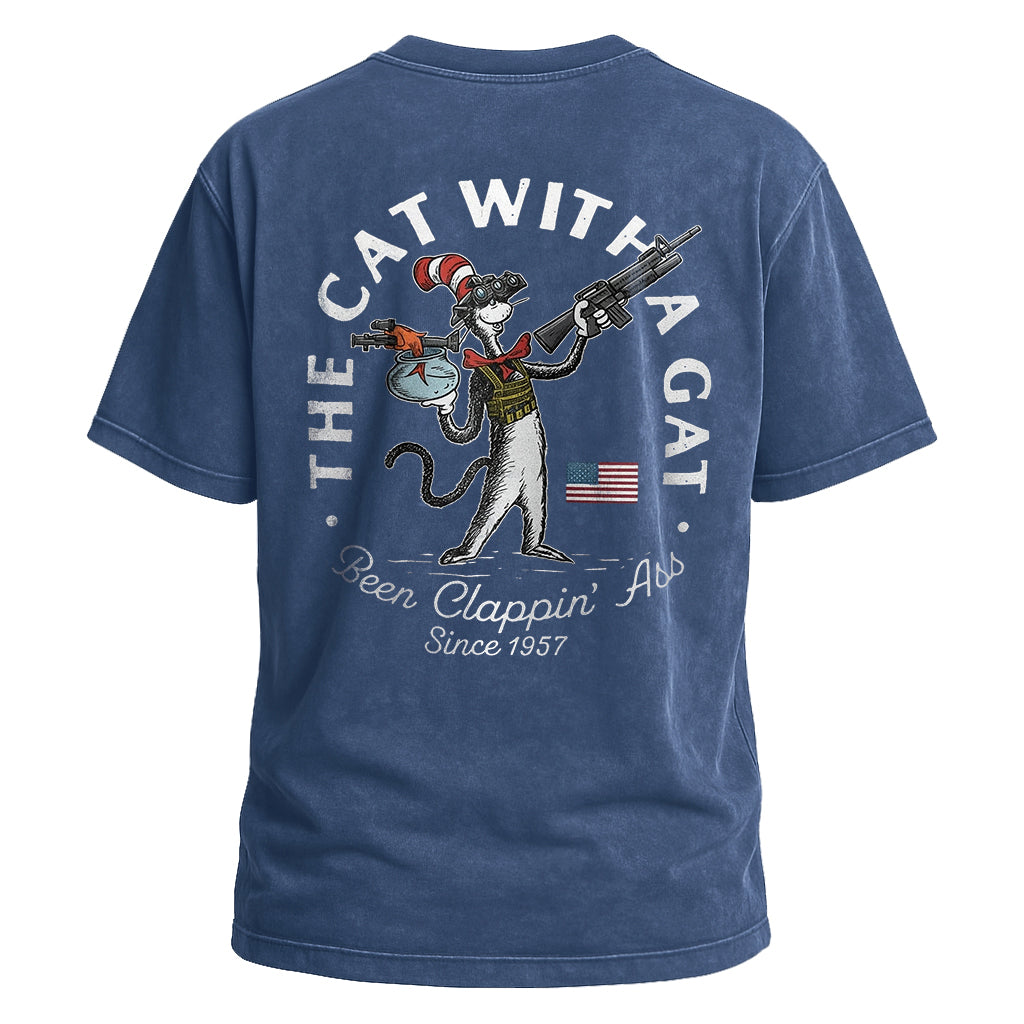 The Cat With a Gat Tee