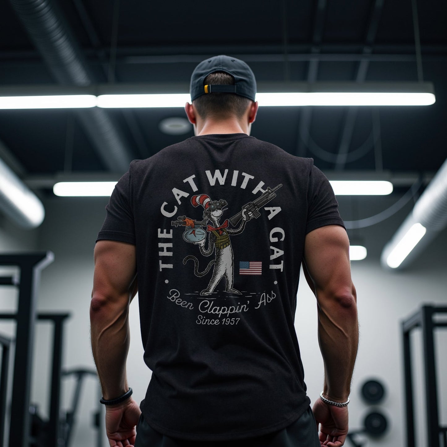 The Cat With a Gat Tee