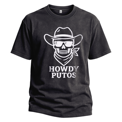 Howdy Putos Bold Linework Tee