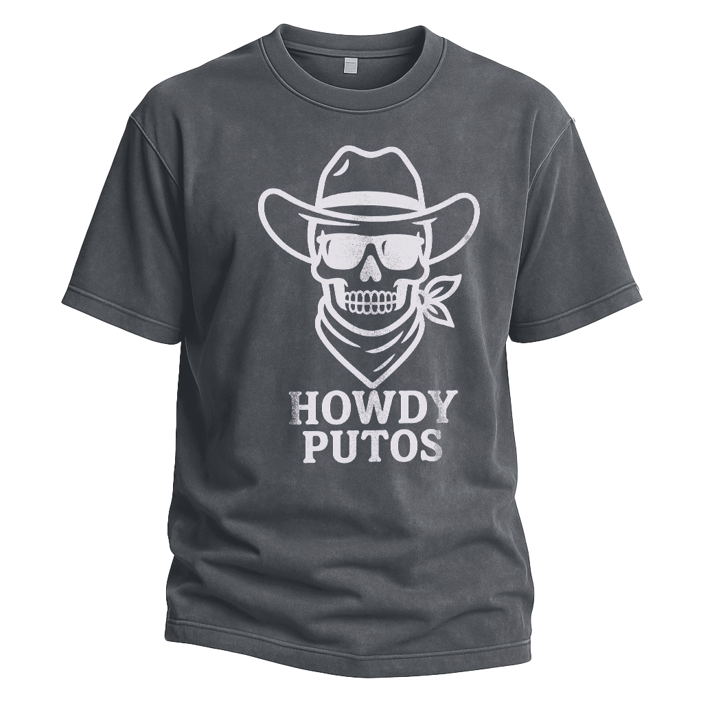 Howdy Putos Bold Linework Tee