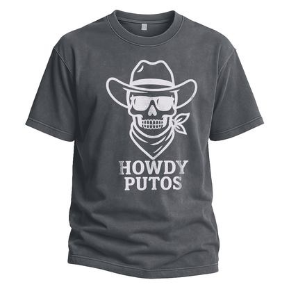 Howdy Putos Bold Linework Tee