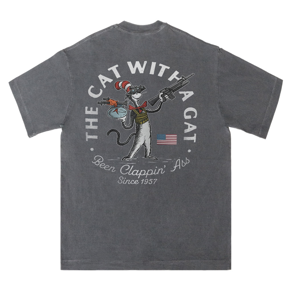 The Cat With a Gat Tee