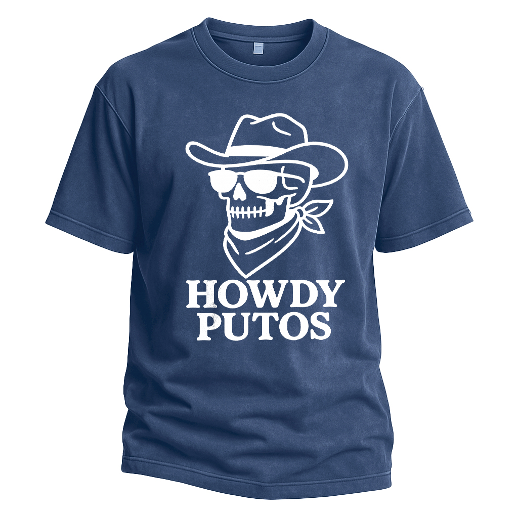 Howdy Putos Bold Linework Tee