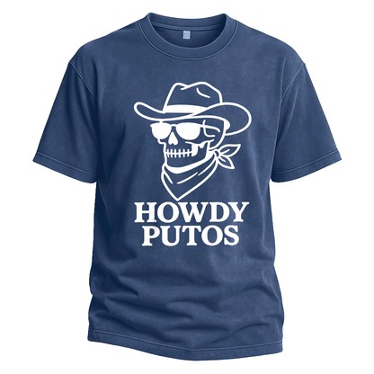 Howdy Putos Bold Linework Tee