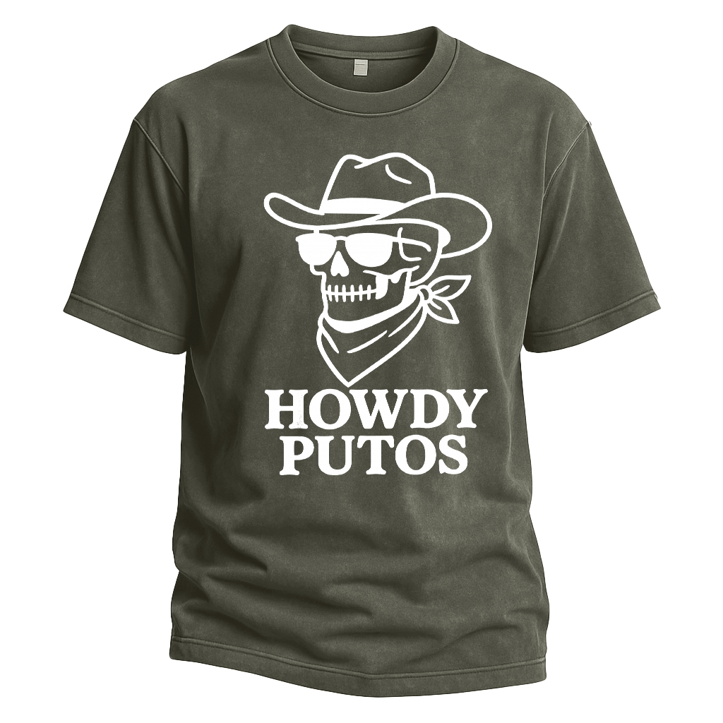 Howdy Putos Bold Linework Tee