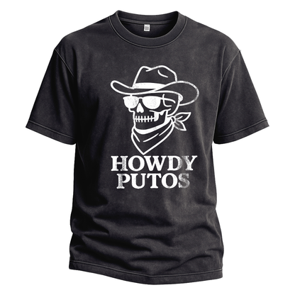 Howdy Putos Bold Linework Tee