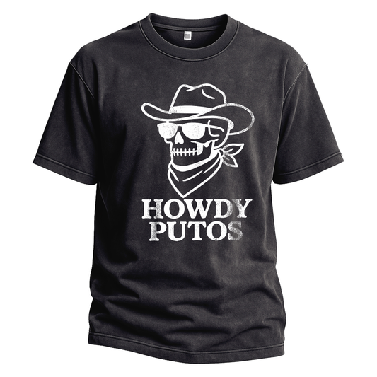 Howdy Putos Bold Linework Tee