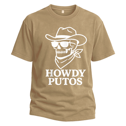 Howdy Putos Bold Linework Tee