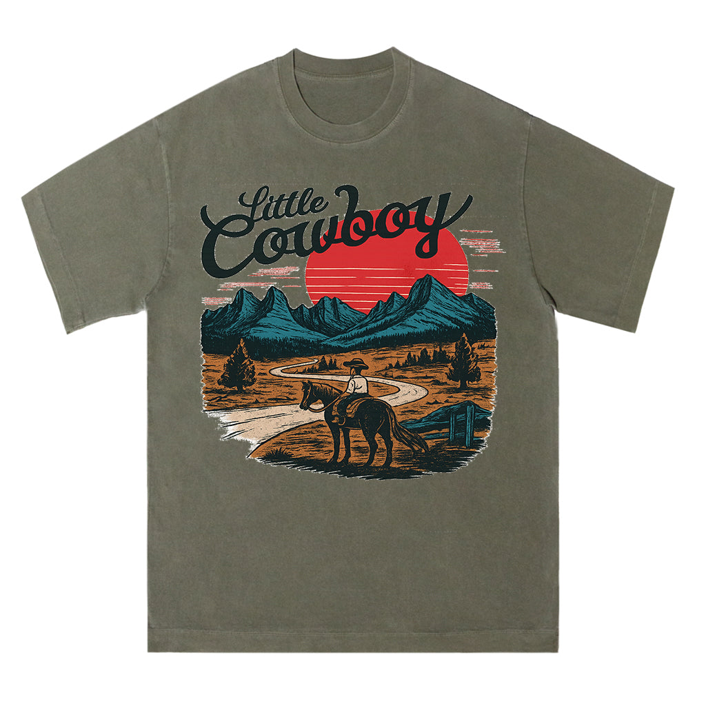 Little Cowboy Scenic Tee