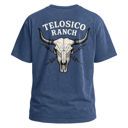 Telosico Ranch Skull Backprint Tee