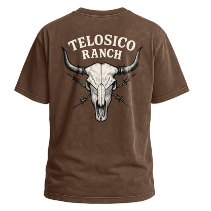 Telosico Ranch Skull Backprint Tee
