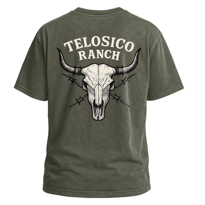 Telosico Ranch Skull Backprint Tee