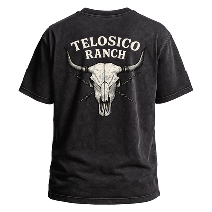 Telosico Ranch Skull Backprint Tee