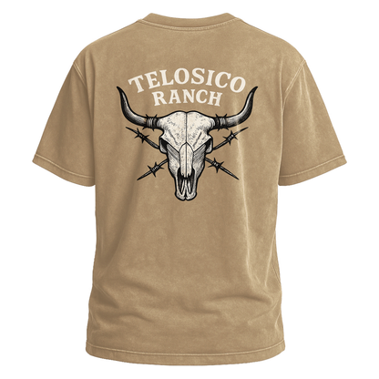 Telosico Ranch Skull Backprint Tee