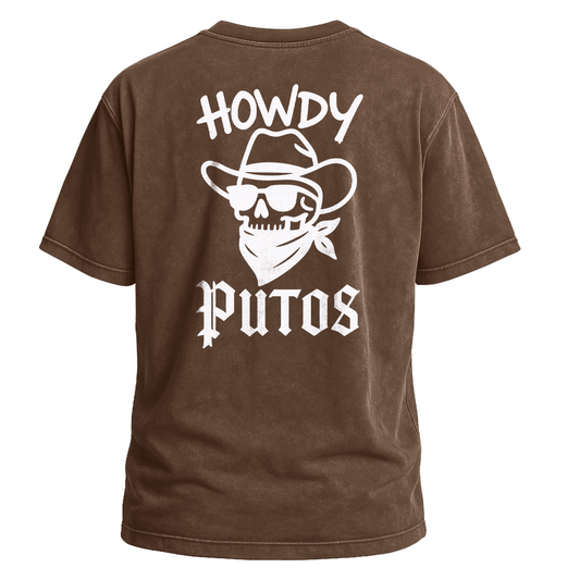 Howdy Putos Bold Linework Tee