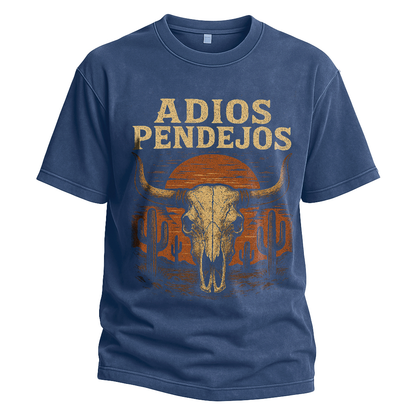 Adios Pendejos Sunset Bull Tee