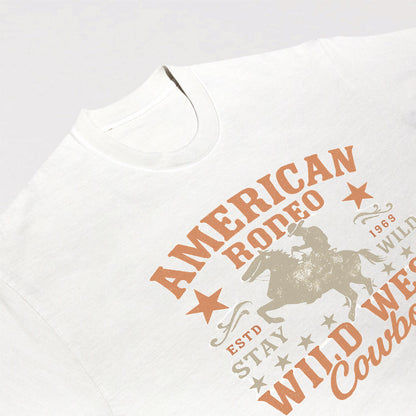 Wild West Rodeo Cowboy Tee