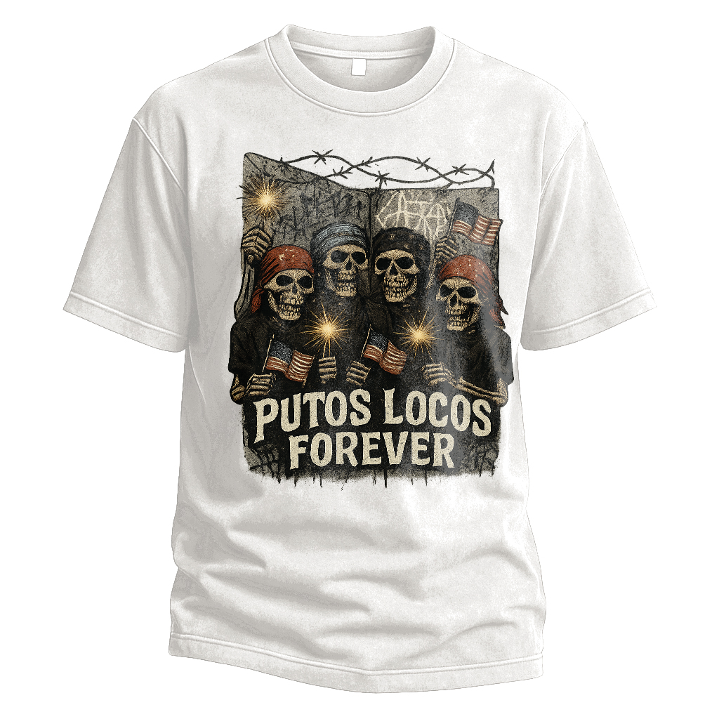 Putos Locos Forever USA Tee