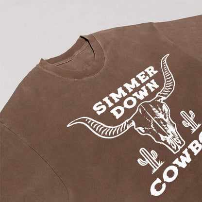Simmer Down Cowboy Tee