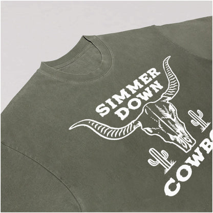 Simmer Down Cowboy Tee