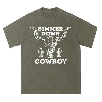 Simmer Down Cowboy Tee