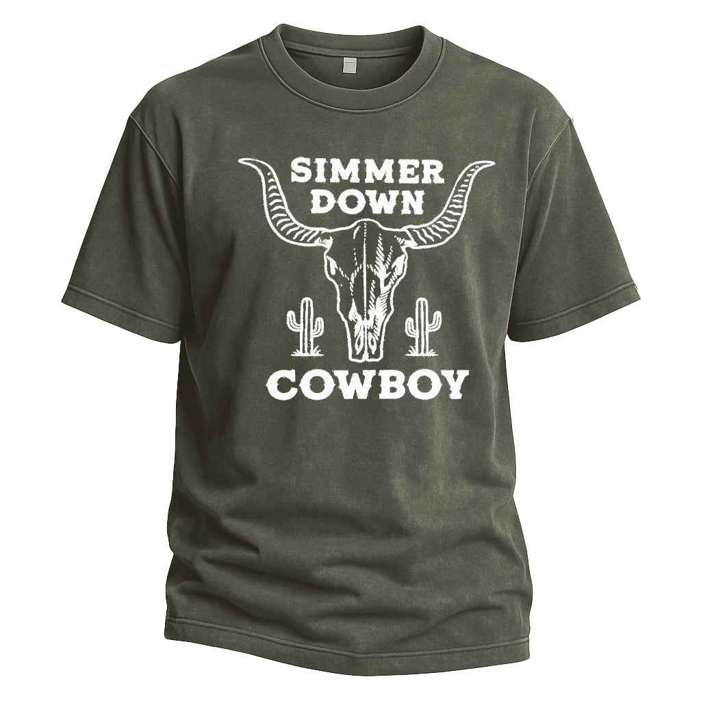Simmer Down Cowboy Tee