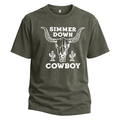 Simmer Down Cowboy Tee