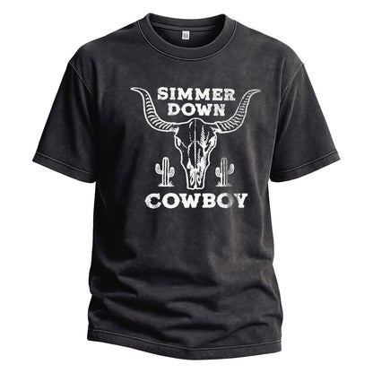 Simmer Down Cowboy Tee