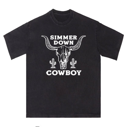 Simmer Down Cowboy Tee