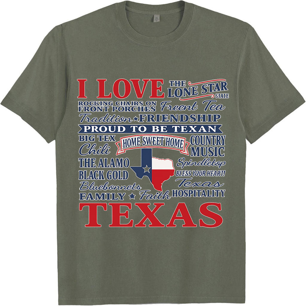 I Love Texas Statement Tee