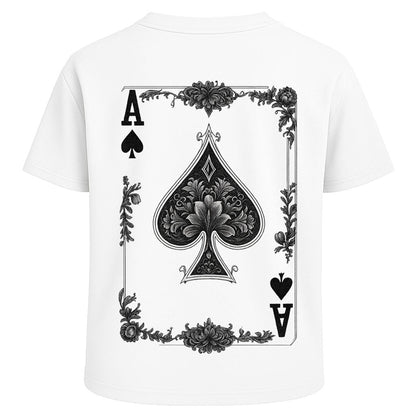 Ace of Spades Skull Poker Tee