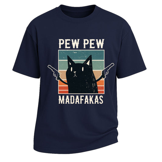 Pew Pew Madafakas Cat Tee