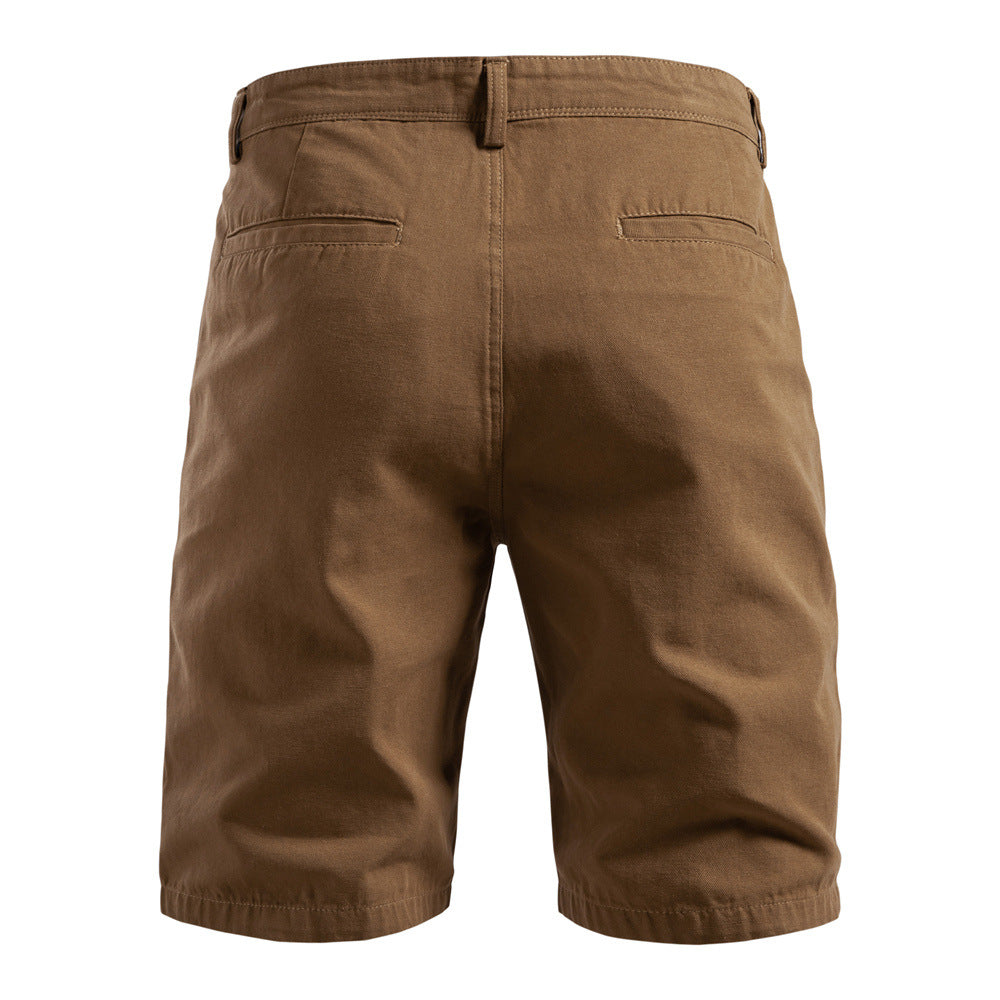 Men’s Solid Utility Workwear Cotton Shorts